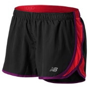 New Balance Accelerate 2.5in Short Black with Cerise F51t3334